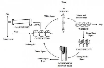 纸浆和造纸工业的化学回收